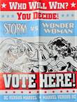  DC Versus Marvel poster - Storm vs. Wonder Woman