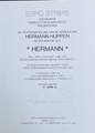 Hermann - Collectie  - Hermann - tentoonstelling uitgave, Luxe/Velours (Gibraltar)