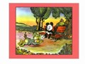 Panda - Linnen uitgaven Silhouet  - Complete reeks van 4 delen, Hardcover + prent (Silhouet)