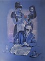 Milo Manara  - Fellini-Roma, Portfolio (Silhouet)