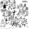 MoCA 5 - Beestenboel, Hardcover + prent (MoCA)