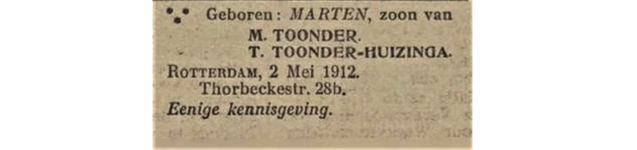 Marten Toonder 110 jaar