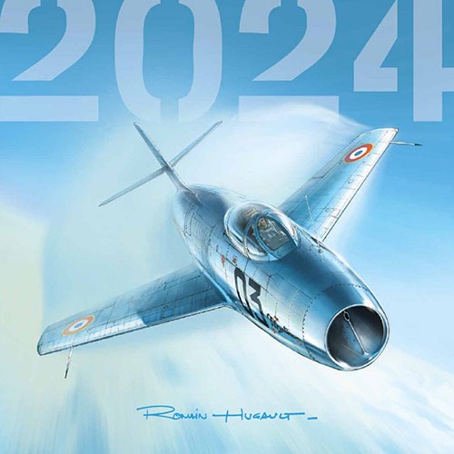 Romain Hugault 2024 - Romain Hugault Vliegtuigen Kalender 2024