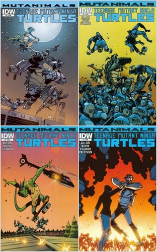 Teenage Mutant Ninja Turtles (2011-2024)  / TMNT - Mutanimals 1-4 - Mutanimals - Complete mini-series