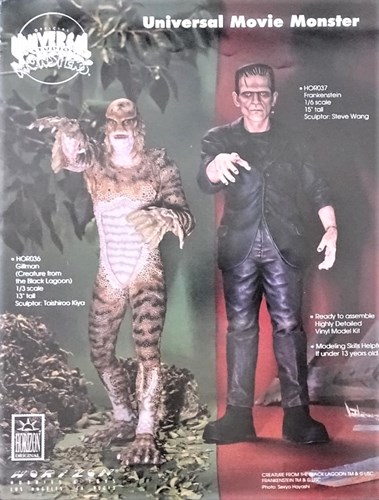 Promo sheet Model Kit - Universal Movie Monster