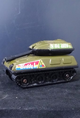 Tin Toys - Buddy L Army Tank, Japan 1979