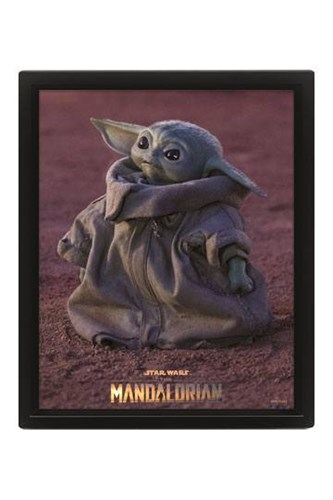 The Mandalorian: Framed 3D Effect - Grogu (26 x 20 cm)