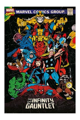 The Infinity Gauntlet (61 x 91 cm)