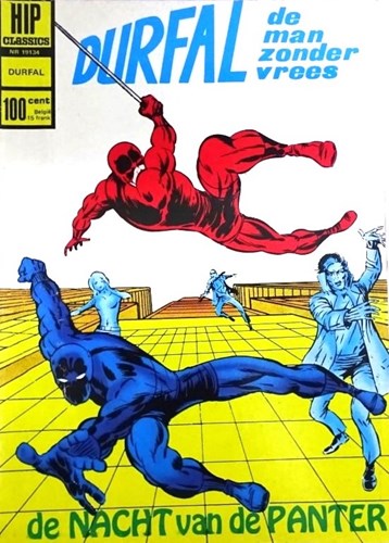 Hip Comics/Hip Classics 134 / Durfal  - De nacht van de Panter, Softcover, Eerste druk (1970) (Classics Nederland)
