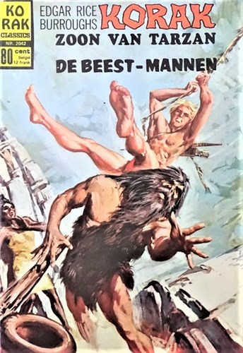 Korak - Classics 42 - De beest-mannen, Softcover, Eerste druk (1971) (Classics Nederland)