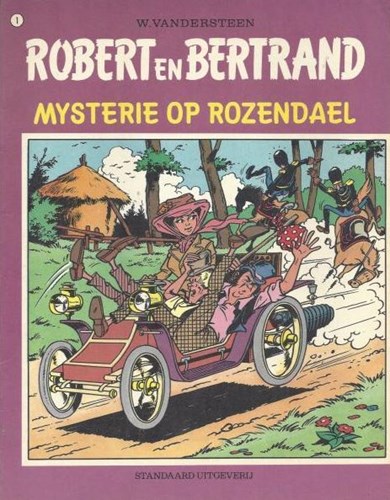 Robert en Bertrand 1 - Mysterie op Rozandael, Softcover, Eerste druk (1973), Robert en Bertrand - Standaard (Standaard Uitgeverij)