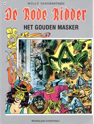 Rode Ridder, de 160 - Het gouden masker, Softcover, Eerste druk (1996), Rode Ridder, de - Gekleurde reeks (Standaard Uitgeverij)