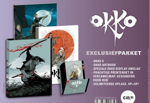 Okko 9 pakket - Okko exclusiefpakket:deel 9+artbook+omslag+prenten, Hardcover + prent, Okko - Hardcover (Silvester Strips)