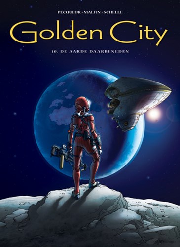 Golden City 10 - De aarde daarbeneden, Hardcover (Silvester Strips)