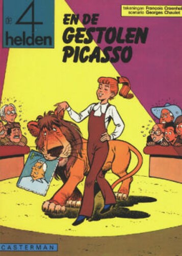 4 Helden, de 15 - De 4 helden en de gestolen Picasso, Softcover (Casterman)