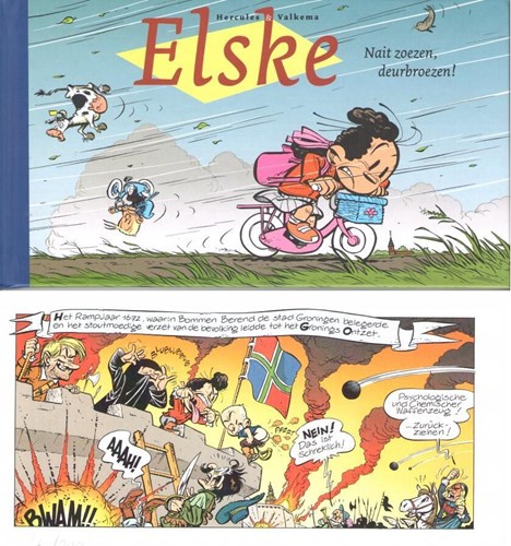 Grunneger Stripreeks 1 - Elske: Nait zoezen, deurbroezen!, Hardcover+prent, Eerste druk (2012) (Complot uitgevers)