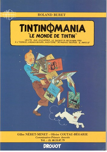 Kuifje - Persdossiers, Catalogi  - Tintinomania - Le monde de tintin, Softcover (Drouot)