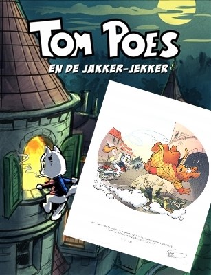 Tom Poes (Uitgeverij Cliché) 6 - Tom Poes en de Jakker Jekker, Hardcover + prent, Tom Poes (Uitgeverij Cliché) - HC+Prent (Cliché)