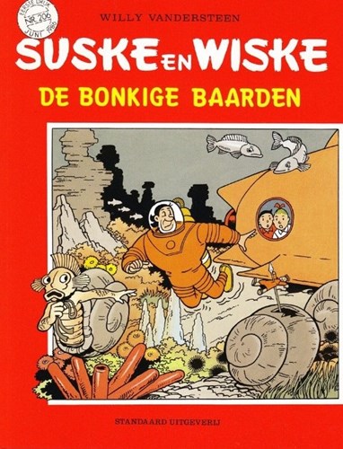 Suske en Wiske 206 - De bonkige baarden, Softcover, Eerste druk (1986), Vierkleurenreeks - Softcover (Standaard Uitgeverij)