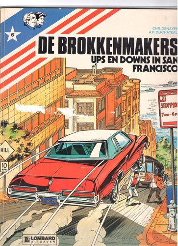 Brokkenmakers, de 6 - Ups en downs in San Francisco, Softcover+Dédicace (Lombard/Albracht)