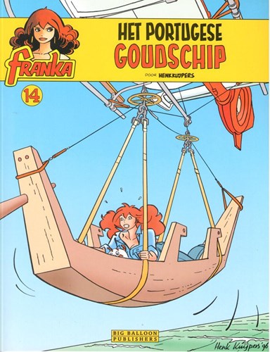 Franka 14 - Het Portugese goudschip, Softcover+Dédicace, Franka - Softcover (Big Balloon)