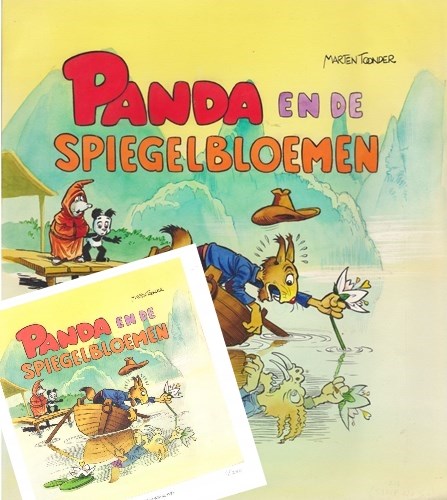 Panda (uitg. Cliché)  - Panda en de spiegelbloemen, Hardcover+prent (Cliché)