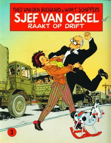 Sjef van Oekel 3 - Sjef van Oekel raakt op drift, Softcover, Eerste druk (1985) (Oberon)