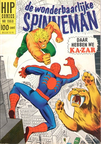 Hip Comics/Hip Classics 68 / Spinneman 23 - Daar hebben we Ka-Zar, Softcover, Eerste druk (1968) (Classics Nederland)