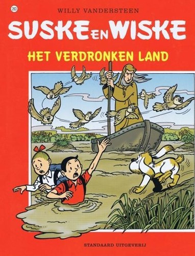 Suske en Wiske 263 - Het verdronken land, Softcover, Eerste druk (2000), Vierkleurenreeks - Softcover (Standaard Uitgeverij)