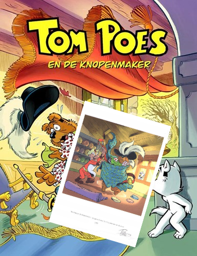 Tom Poes (Uitgeverij Cliché) 9 - Tom Poes en de knopenmaker, Hardcover + prent, Tom Poes (Uitgeverij Cliché) - HC+Prent (Cliché)