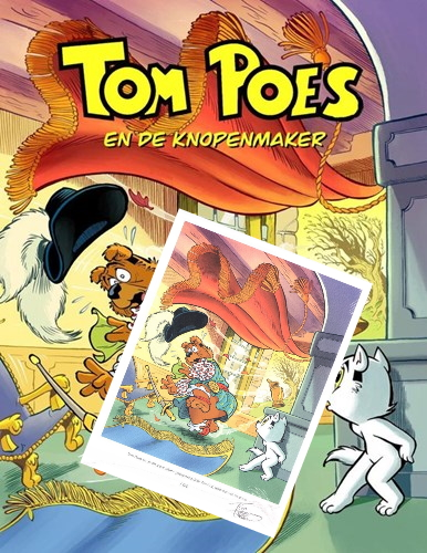 Tom Poes (Uitgeverij Cliché) 9 - Tom Poes en de knopenmaker, Softcover+Prent, Tom Poes (Uitgeverij Cliché) - SC+Prent (Cliché)