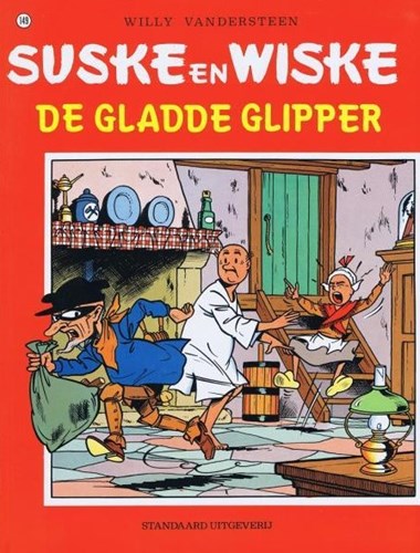 Suske en Wiske 149 - De gladde glipper, Softcover, Vierkleurenreeks - Softcover (Standaard Uitgeverij)