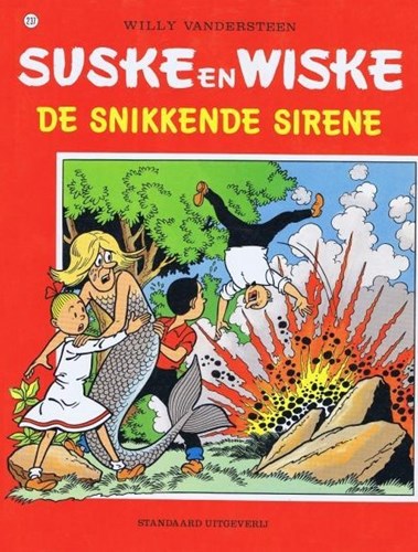 Suske en Wiske 237 - De snikkende sirene, Softcover, Eerste druk (1993), Vierkleurenreeks - Softcover (Standaard Uitgeverij)