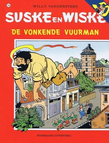 Suske en Wiske 246 - De vonkende vuurman, Softcover, Eerste druk (1995), Vierkleurenreeks - Softcover (Standaard Uitgeverij)