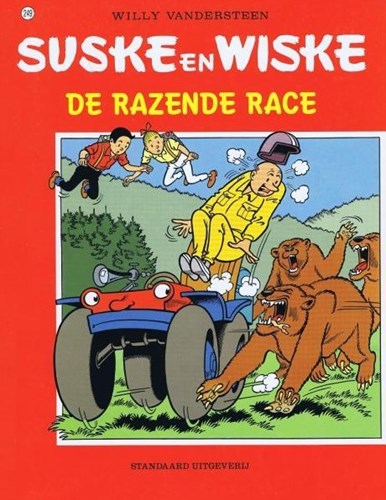 Suske en Wiske 249 - De razende race, Softcover, Eerste druk (1996), Vierkleurenreeks - Softcover (Standaard Uitgeverij)