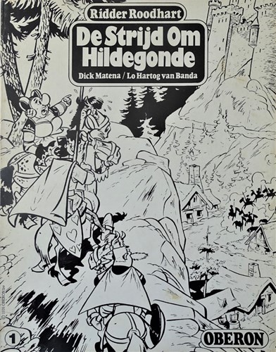 Oberon zwart/wit reeks 1 - De strijd om Hildegonde, Softcover, Eerste druk (1976) (Oberon)