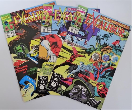 Excalibur (1988-1998) 37-39 - The Promethium Exchange - Complete story, Softcover (Marvel)