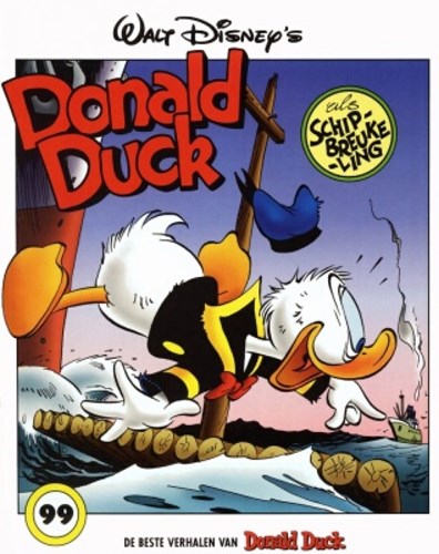 Donald Duck - De beste verhalen 99 - Donald Duck als schipbreukeling, Softcover, Eerste druk (1999) (VNU Tijdschriften)