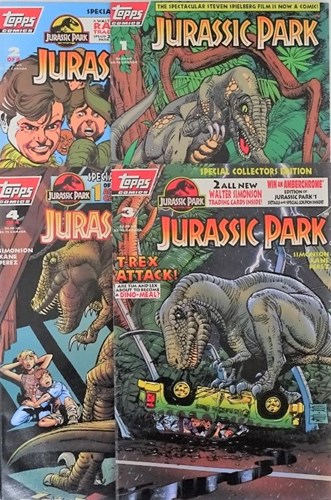 Jurassic Park 1993  - Complete serie van 4 delen, Softcover (Topps comics)