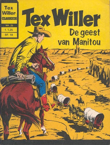 Tex Willer - Classics 25 - De geest van Manitou, Softcover, Eerste druk (1973) (Classics Nederland)