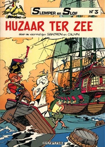 Slemper en Slof 3 - Huzaar ter zee, Softcover, Eerste druk (1985) (Dupuis)
