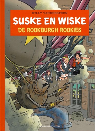 Suske en Wiske 368 - De Rookburgh Rookies, Hardcover + prent, Vierkleurenreeks - Luxe (Standaard Uitgeverij)