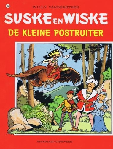 Suske en Wiske 224 - De kleine postruiter, Softcover, Eerste druk (1990), Vierkleurenreeks - Softcover (Standaard Uitgeverij)