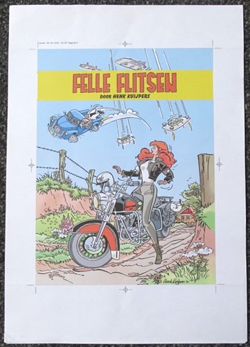 Franka - Diversen  - Proefdruk Felle flitsen, Softcover, Eerste druk (2002) (Silvester Strips)