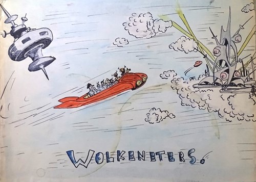 Suske en Wiske - krantenknipsels  - De Wolkeneters, Krantenknipsel, Eerste druk (1961) (Gooi en Eemlander)