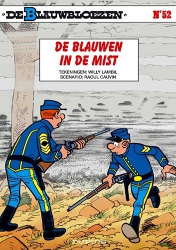 Blauwbloezen, de 52 - De blauwen in de mist, Softcover, Eerste druk (2008) (Dupuis)