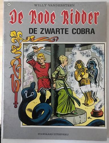 Rode Ridder, de 85 - De zwarte cobra, Softcover, Eerste druk (1985), Rode Ridder, de - Gekleurde reeks (Standaard Uitgeverij)