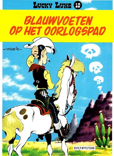 Lucky Luke - Dupuis 10 - Blauwvoeten op het oorlogspad, Softcover (Dupuis)