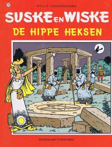 Suske en Wiske 195 - De hippe heksen, Softcover, Eerste druk (1983), Vierkleurenreeks - Softcover (Standaard Uitgeverij)