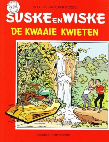 Suske en Wiske 209 - De kwaaie kwieten, Softcover, Eerste druk (1987), Vierkleurenreeks - Softcover (Standaard Uitgeverij)